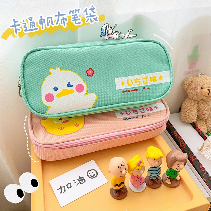 Bóp vải in hình cute