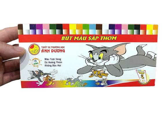 Bút Sáp Màu AD - 18 Viên