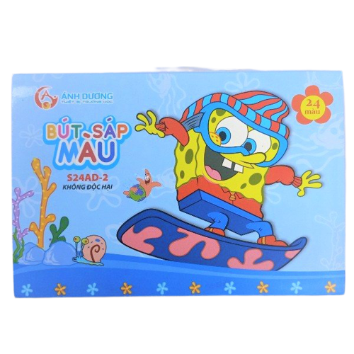 Bút Sáp Màu AD - 24 Viên