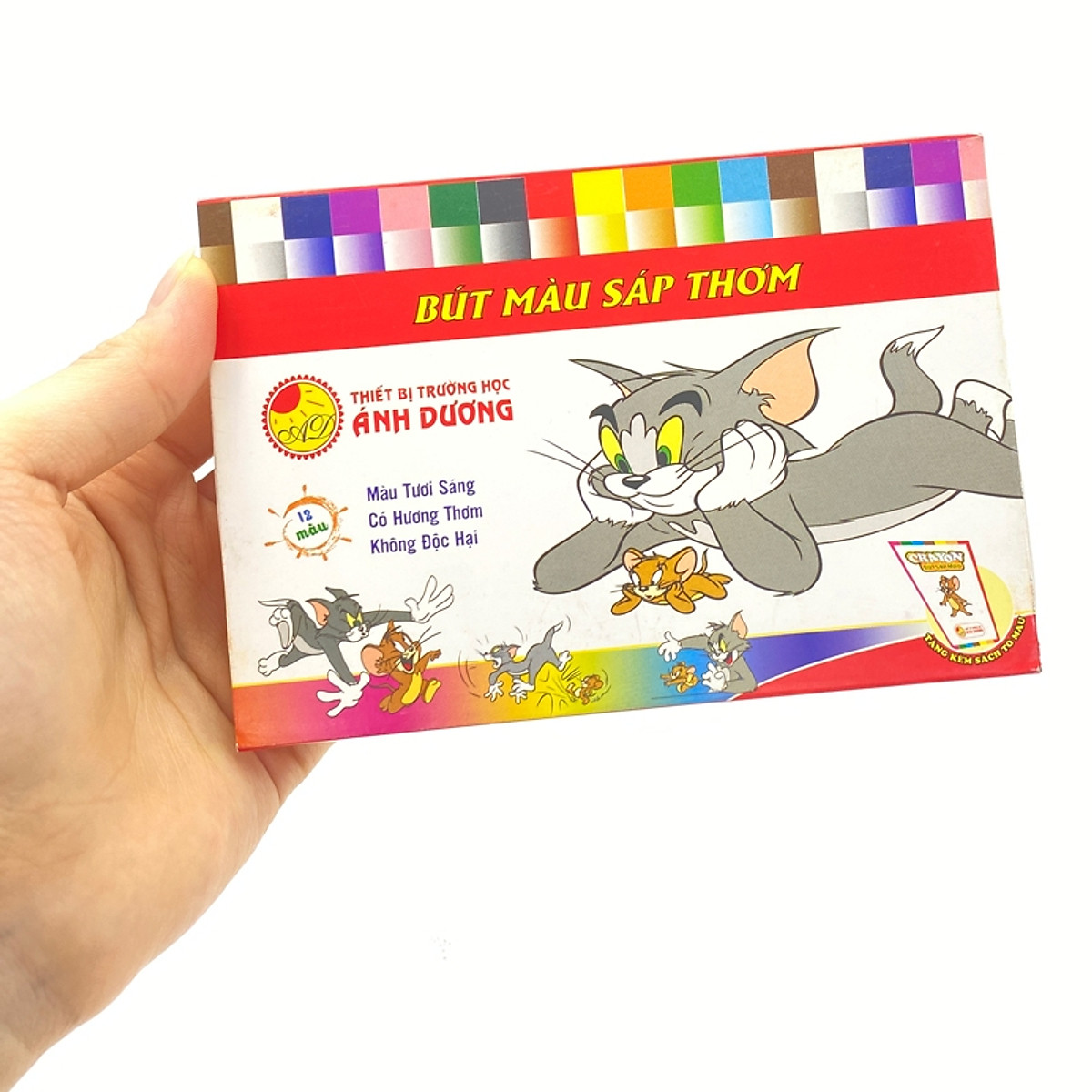 Bút Sáp Màu AD - 12 Viên