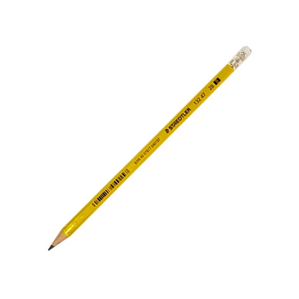 Bút chì gỗ vàng 2B có tẩy STAEDTLER
