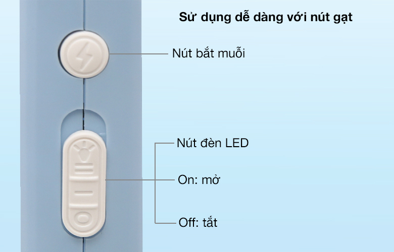 Vợt muỗi điện cao cấp CP.046 Comet