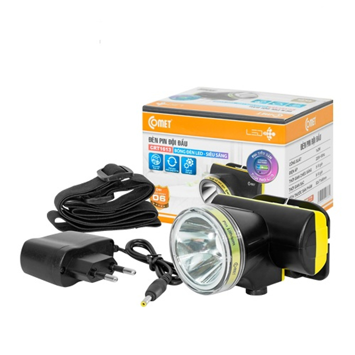 Đèn pin sạc CRT.1613 Comet