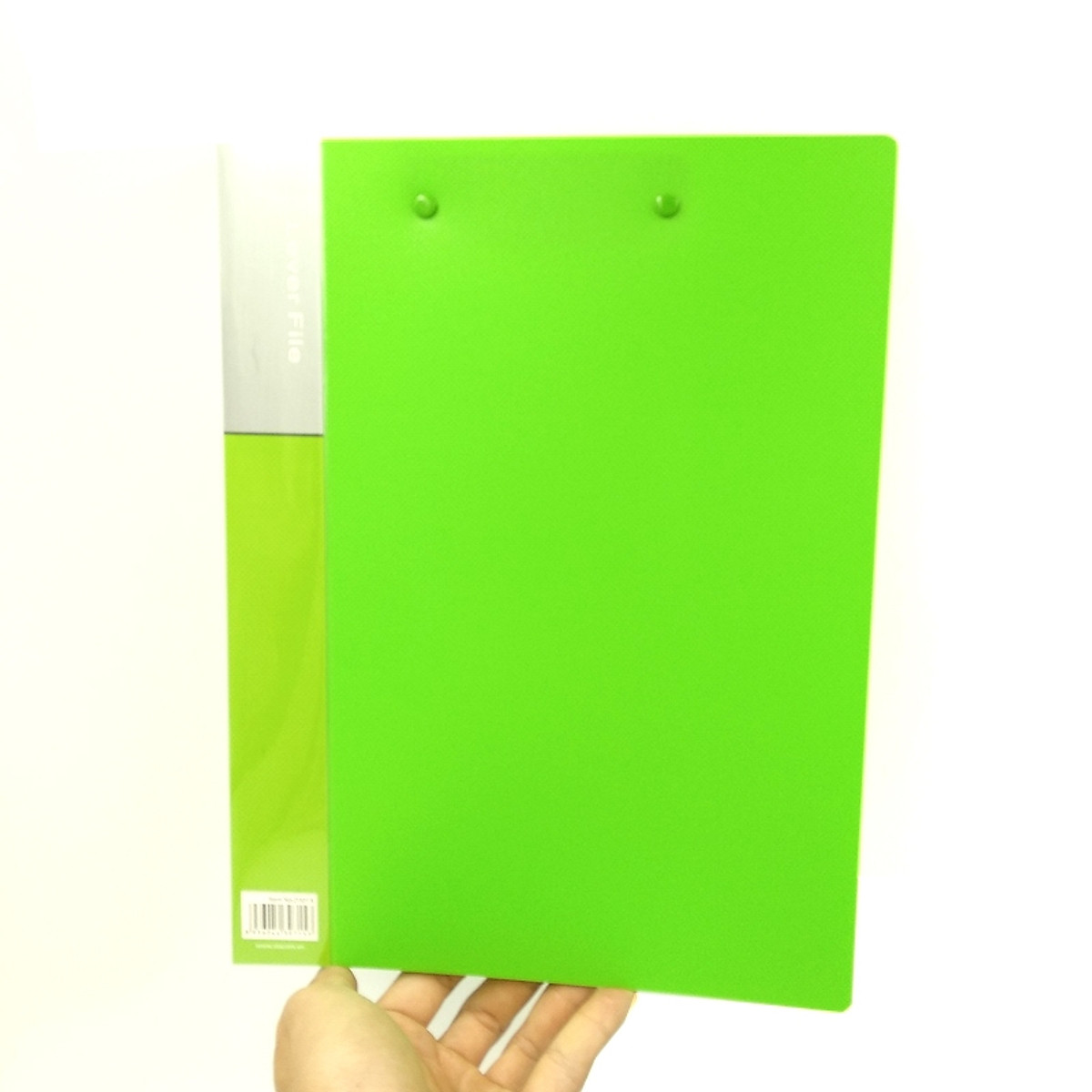 Bìa nhựa 2 kẹp sắt -D301A