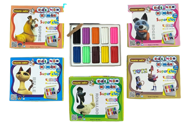 Đất nặn màu( hộp)