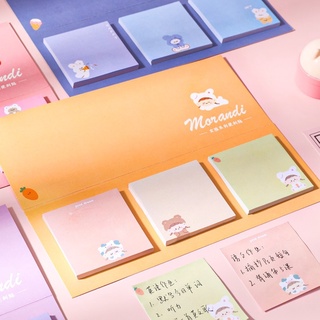 Giấy Note Morandi Sticker Hình Vuông Cute Dễ Thương
