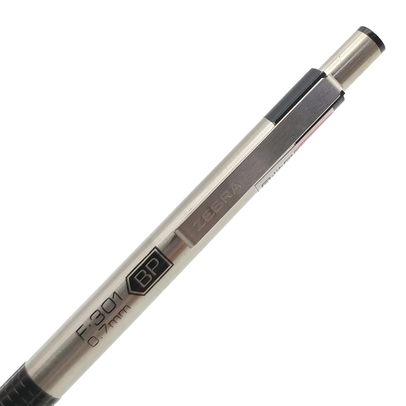 Bút bi bấm kim loại F-301 Zebra