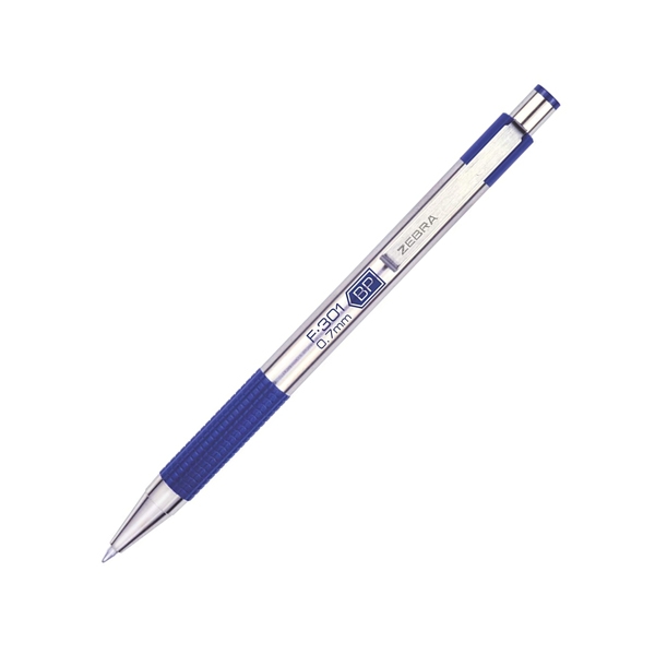 Bút bi bấm kim loại F-301 Zebra