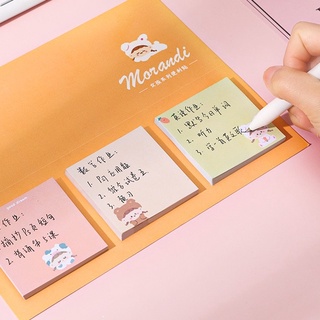 Giấy Note Morandi Sticker Hình Vuông Cute Dễ Thương