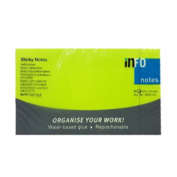 Giấy Note 125x75 INFO