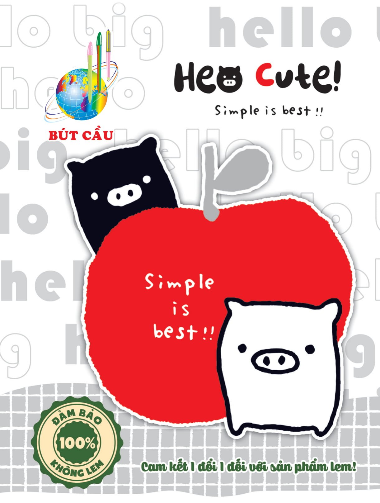 Bút cầu Heo Cute - ĐL 80