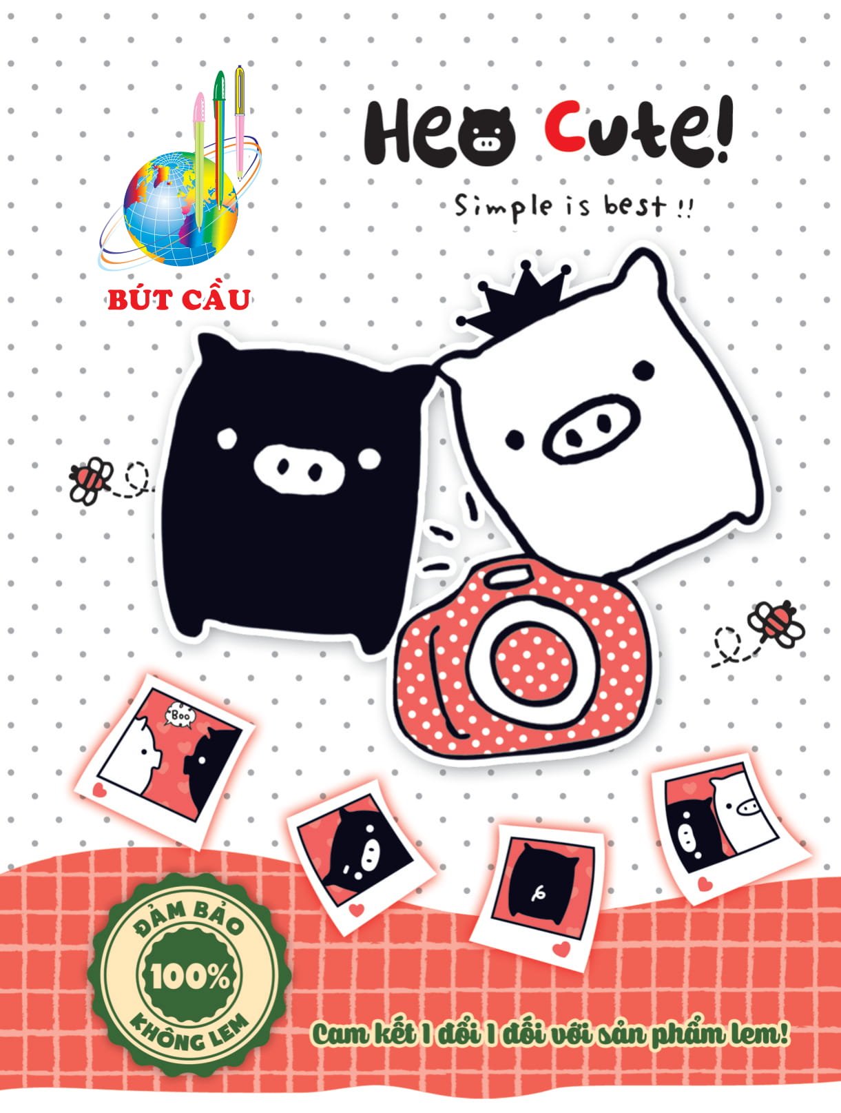 Bút cầu Heo Cute - ĐL 80