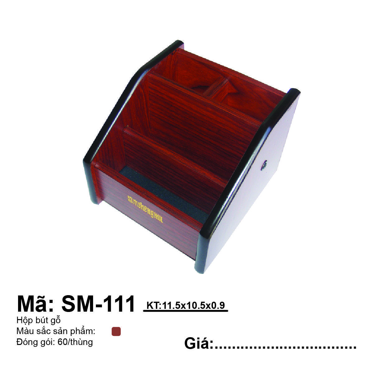 Hộp Cắm Bút Gỗ