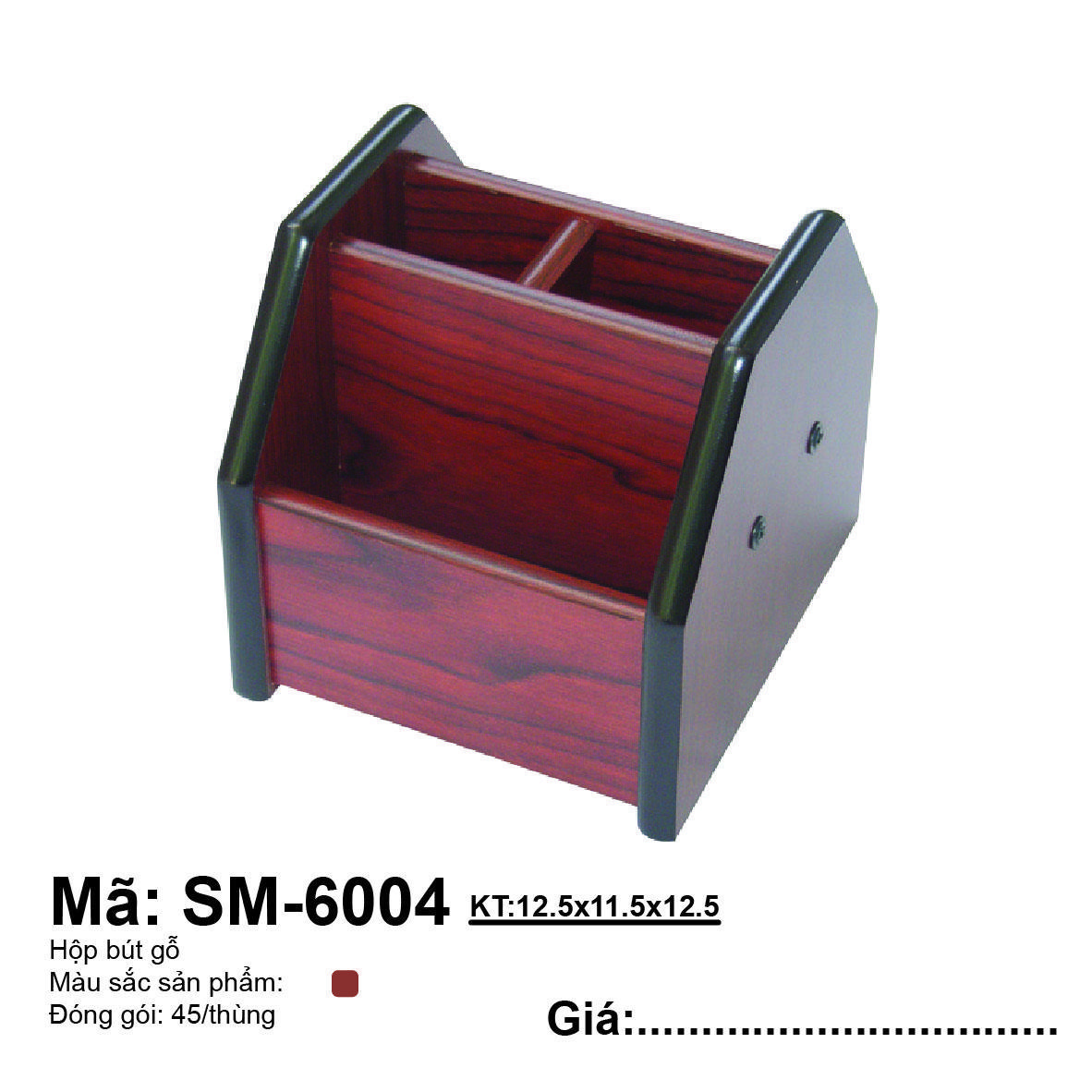 Hộp Cắm Bút Gỗ