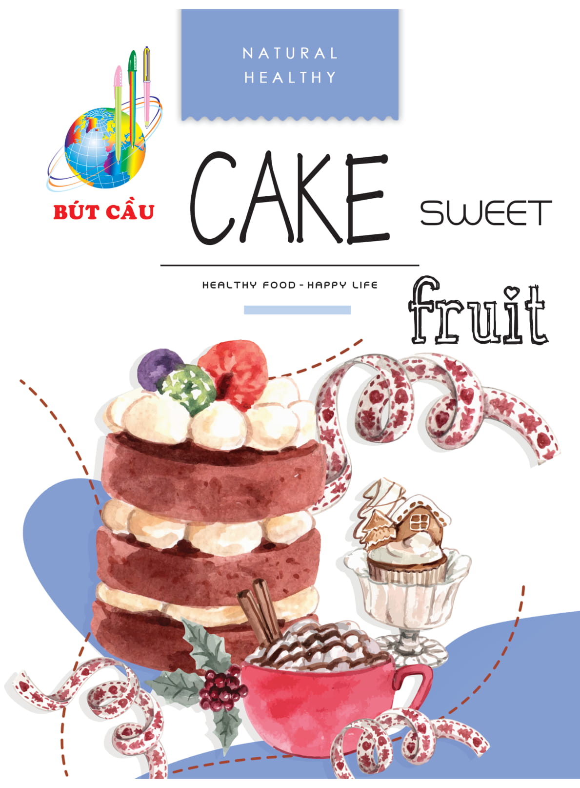 Bút Cầu Happy Food - ĐL 70