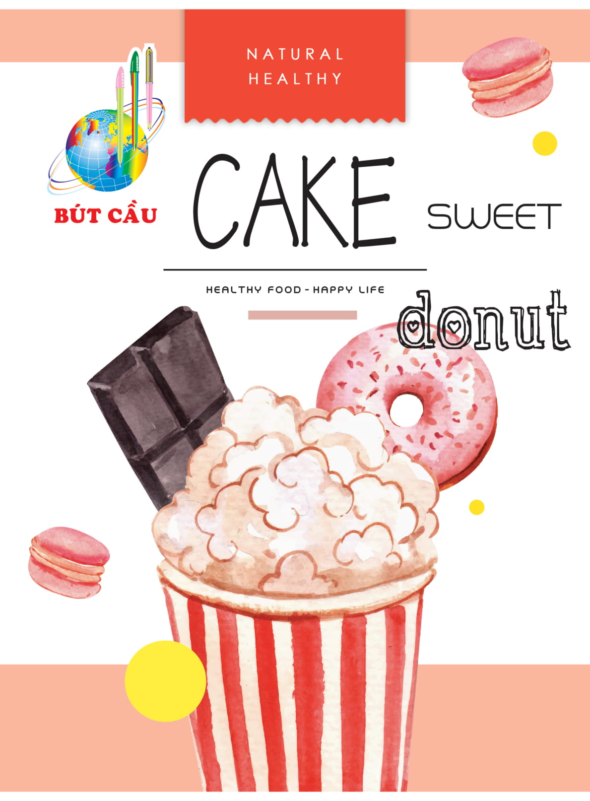 Bút Cầu Happy Food - ĐL 70