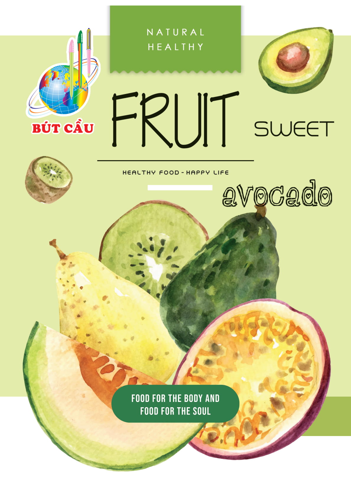 Bút Cầu Happy Food - ĐL 70