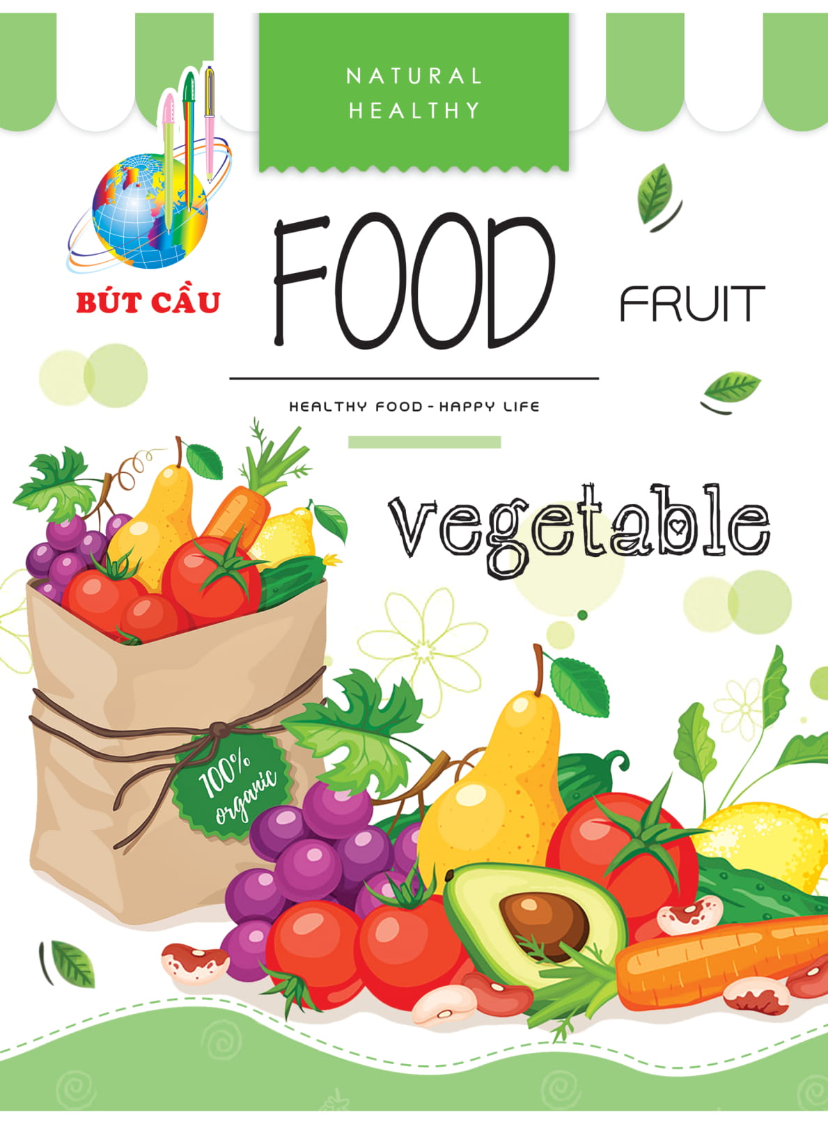 Bút Cầu Happy Food - ĐL 70