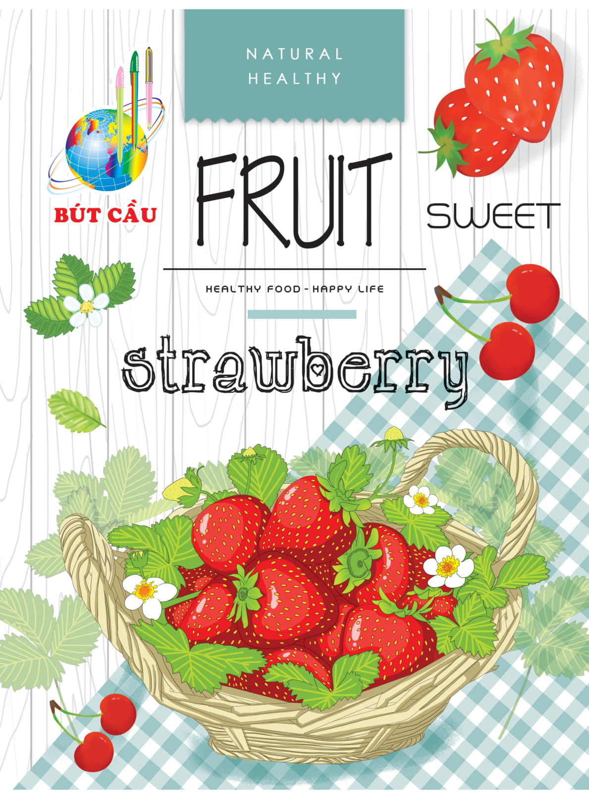 Bút Cầu Happy Food - ĐL 70