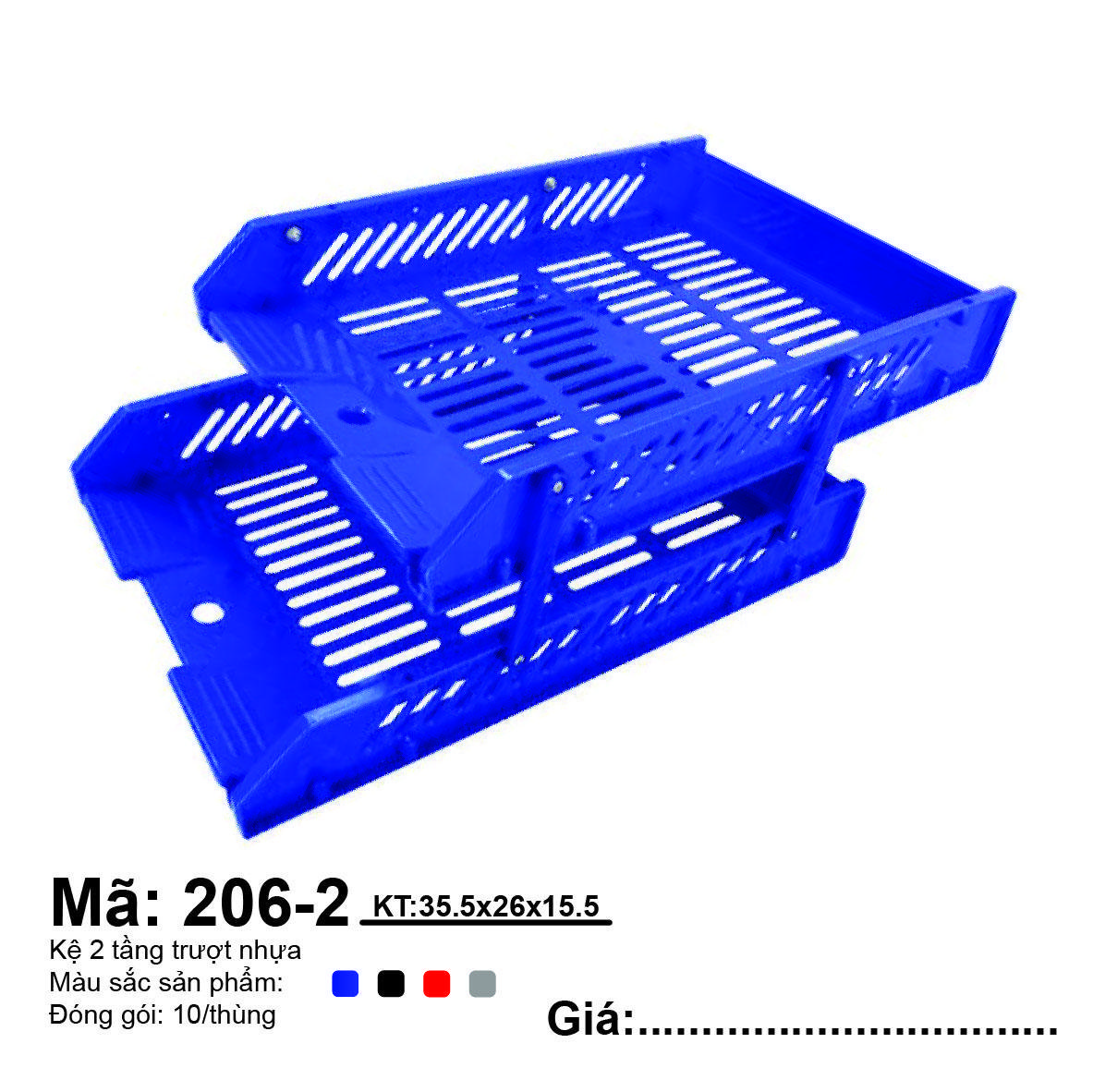 Kệ Tầng Trượt 206