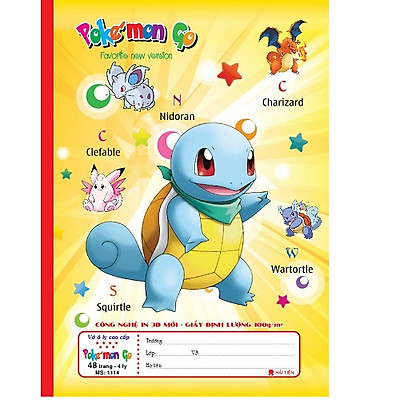 Vở PoKeMon 96 trang
