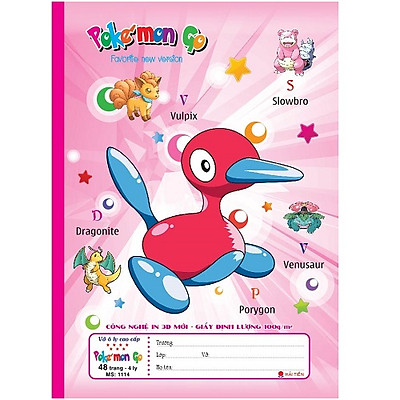 Vở PoKeMon 96 trang