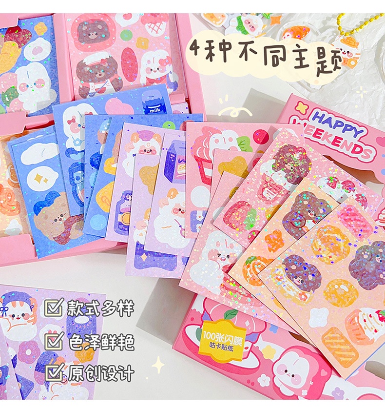 Sticker 100 tấm