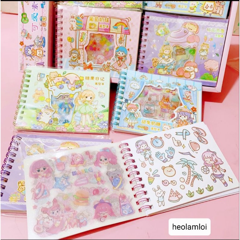 Sổ sticker 3in1