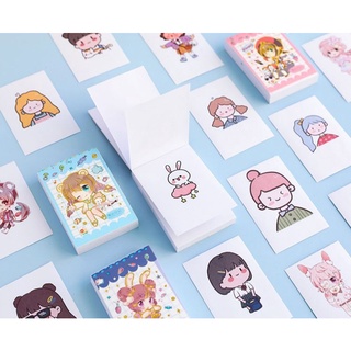 Sổ kèm sticker mini - 50 tấm