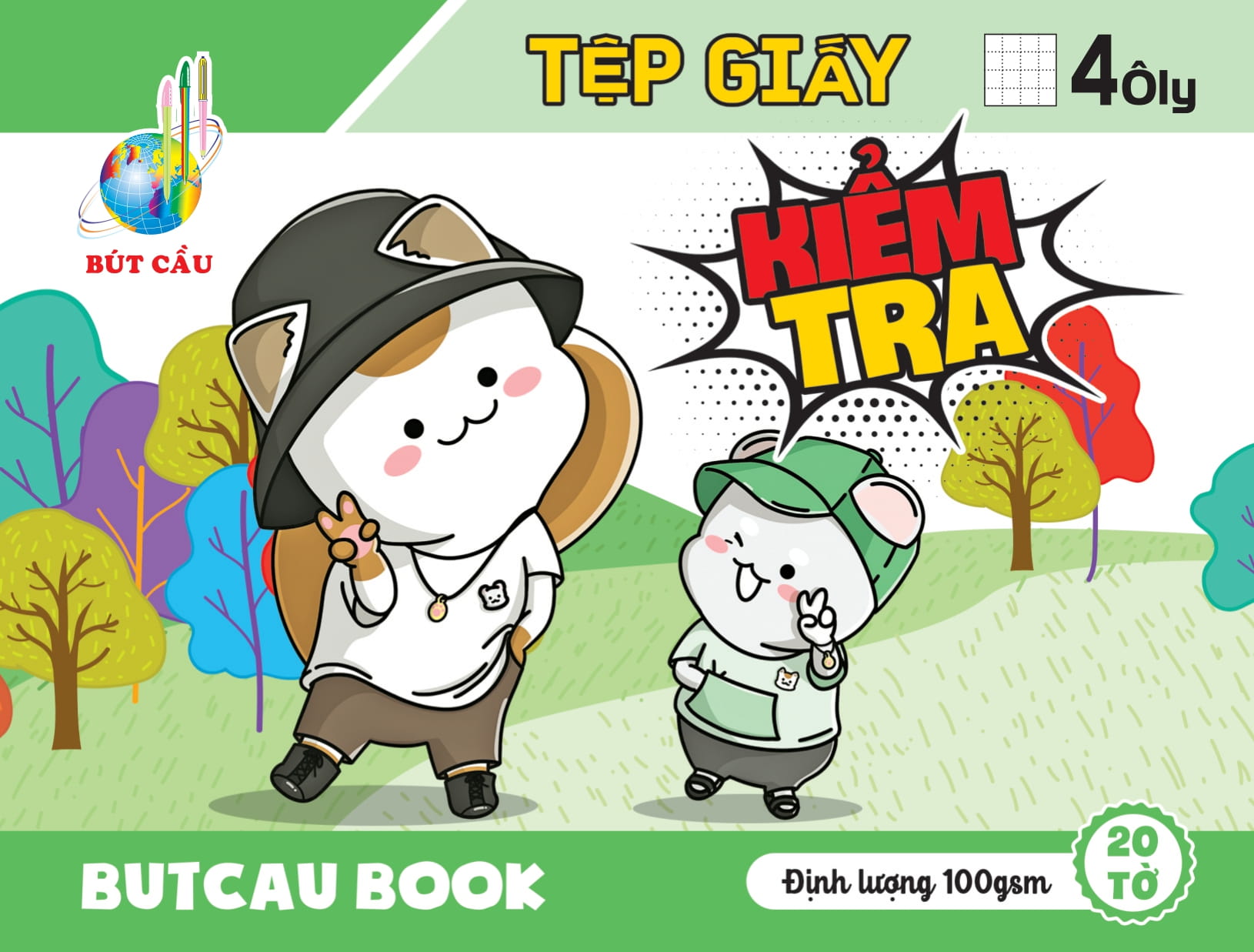 Tệp Giấy Kiểm Tra - 20 Tờ