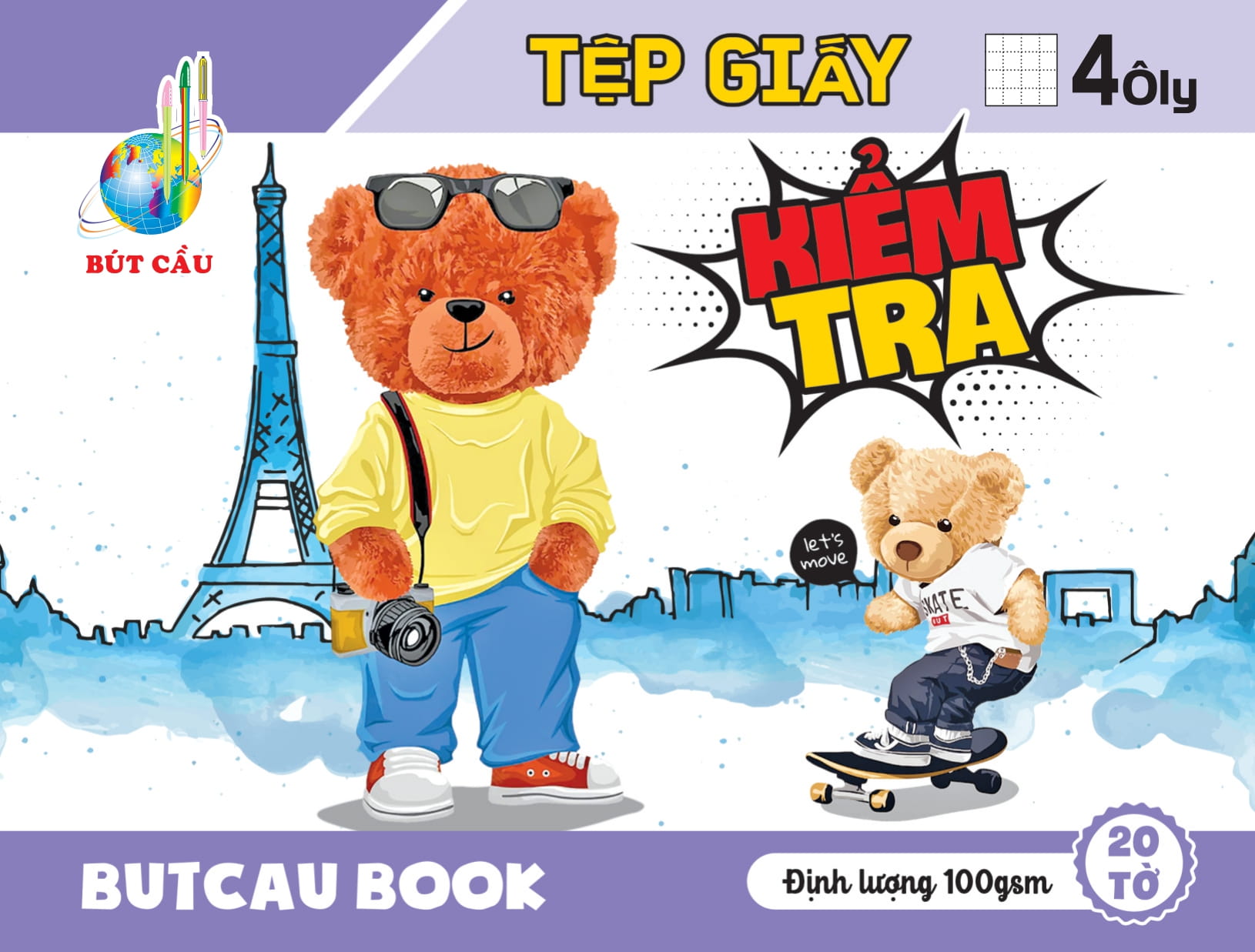 Tệp Giấy Kiểm Tra - 20 Tờ