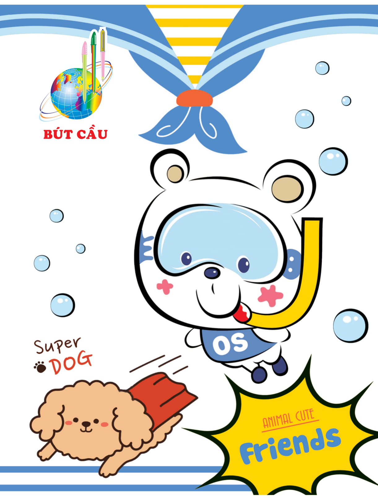 Bút Cầu Vòng tay bè bạn - ĐL 70