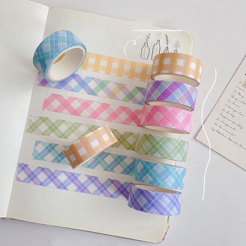 Băng Keo Washi - Caro - Hộp 60 cuộn