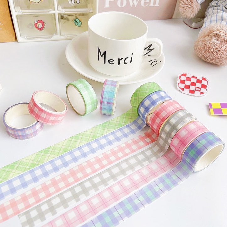 Băng Keo Washi - Caro - Hộp 60 cuộn
