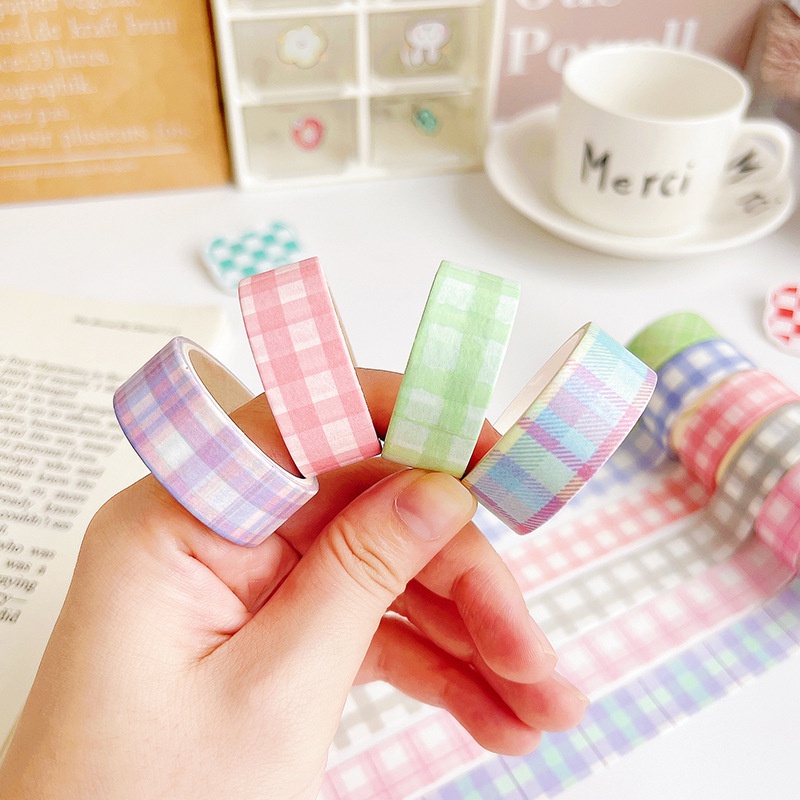 Băng Keo Washi - Caro - Hộp 60 cuộn