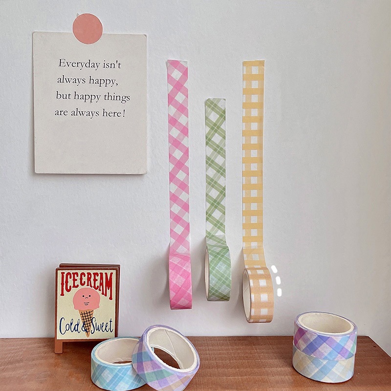 Băng Keo Washi - Caro - Hộp 60 cuộn