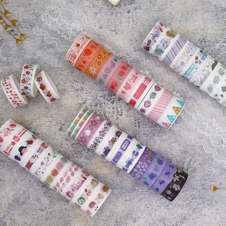 Băng keo washi đục - hộp 60 cuộn