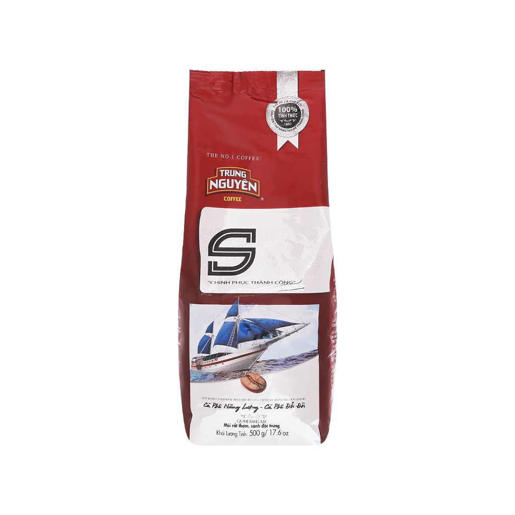 TU8 Ground coffee Cafe Bột Trung Nguyên chữ I 500g