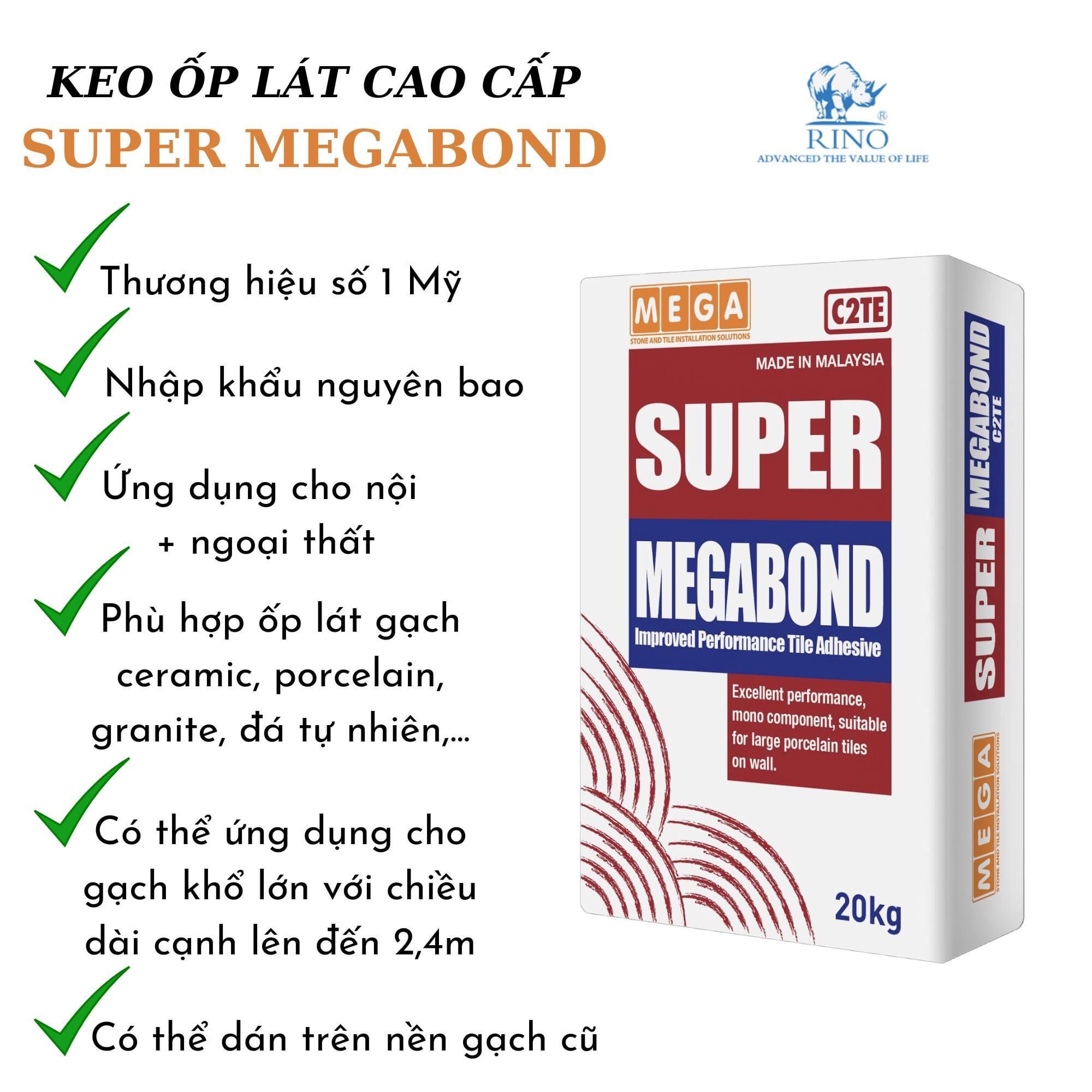 KEO ỐP LÁT CAO CẤP SUPER MEGABOND