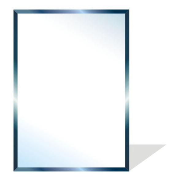 GƯƠNG MÀI CẠNH HÌNH CHỮ NHẬT ĐỨNG RINO - RG9V1