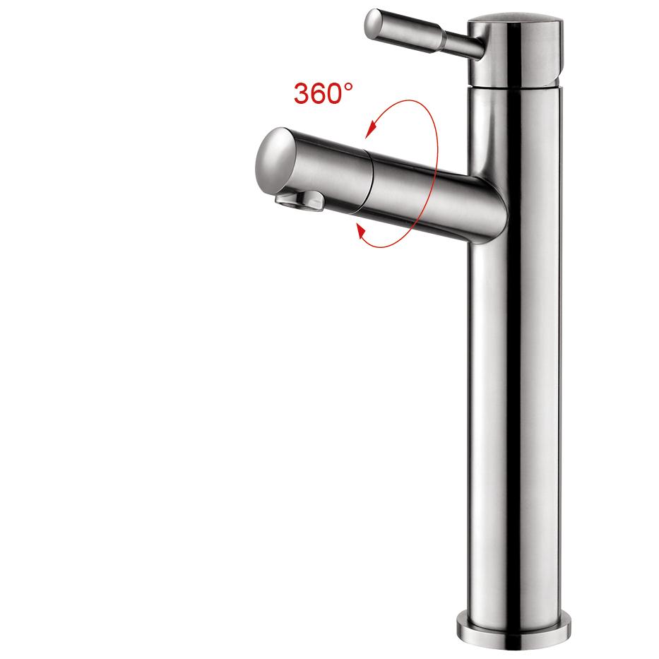 VÒI CHẬU CỔ CAO NÓNG LẠNH CARINA - CNV152S