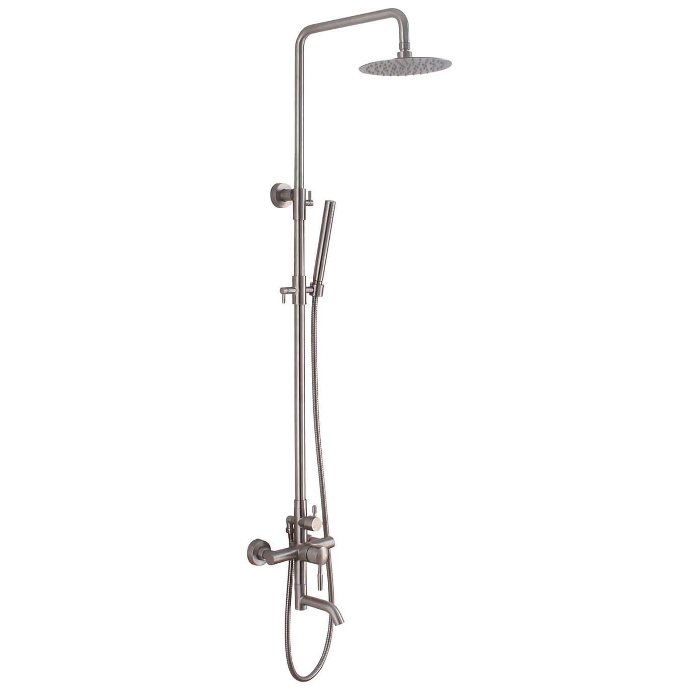 SEN CÂY NÓNG LẠNH KÈM VÒI XẢ BỒN INOX 304 CARINA - CNS156C