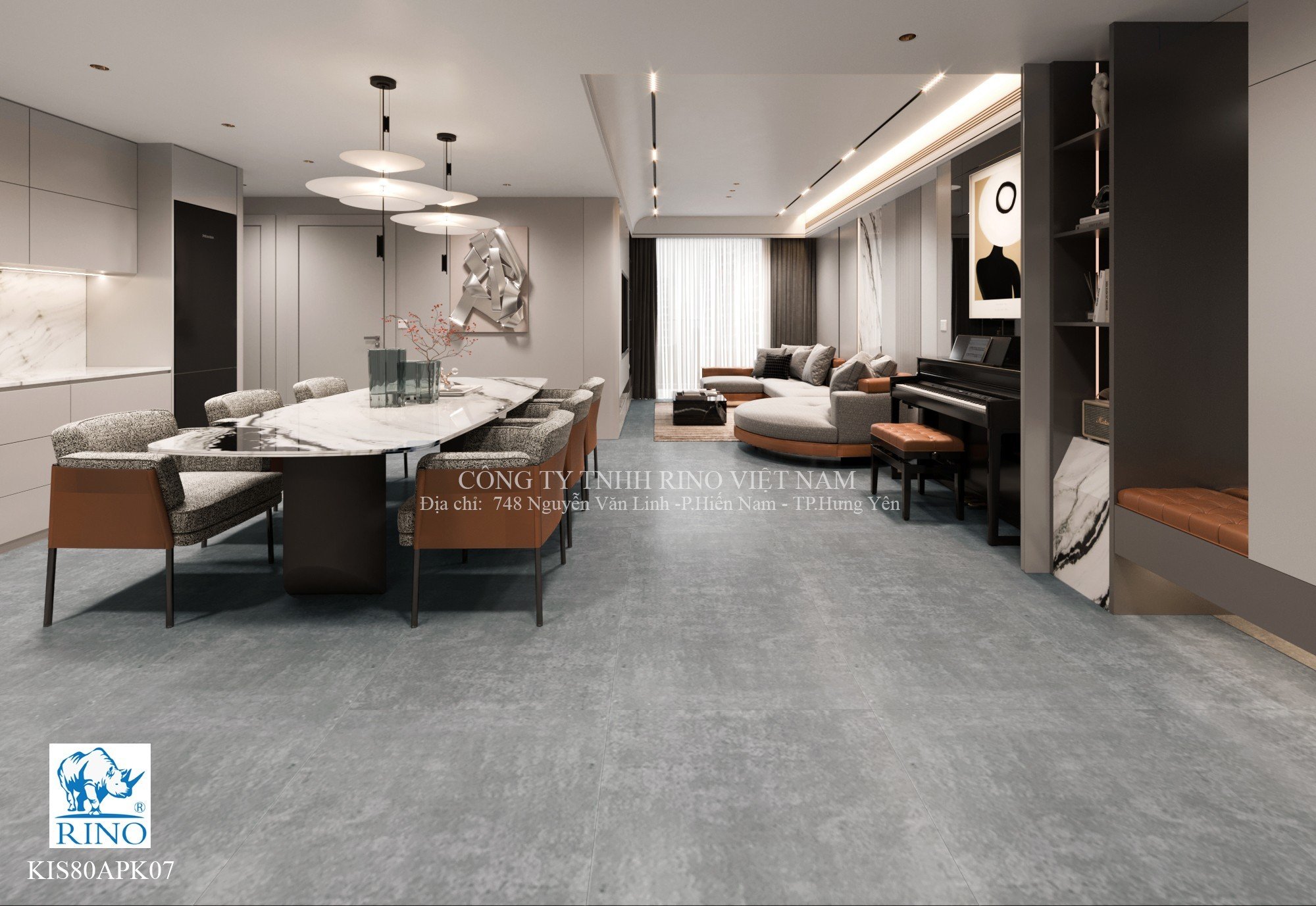 Gạch KIS 800x800mm 80APK07.