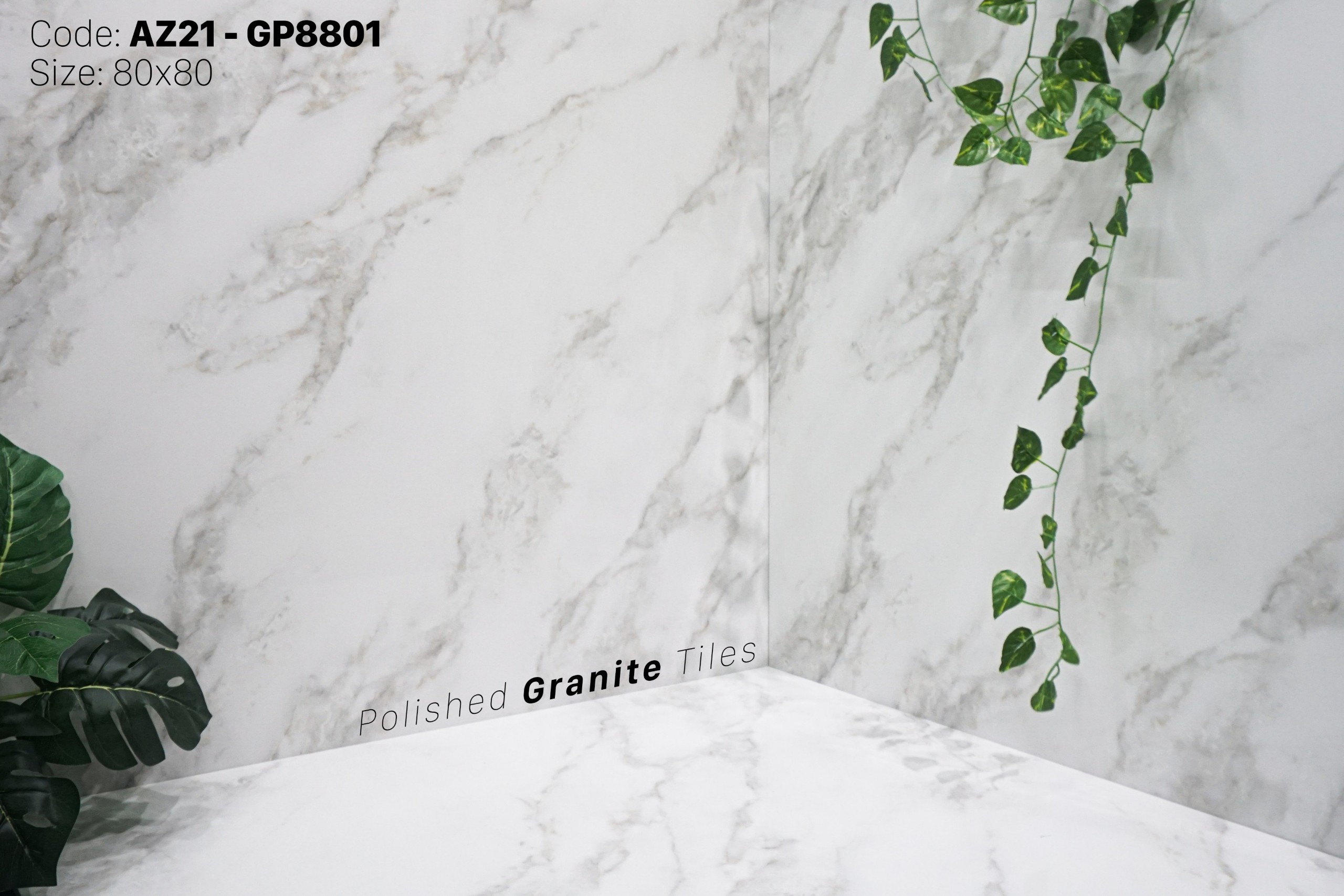 Gạch Unitedtiles 800x800mm Granite AZ21-GP8801