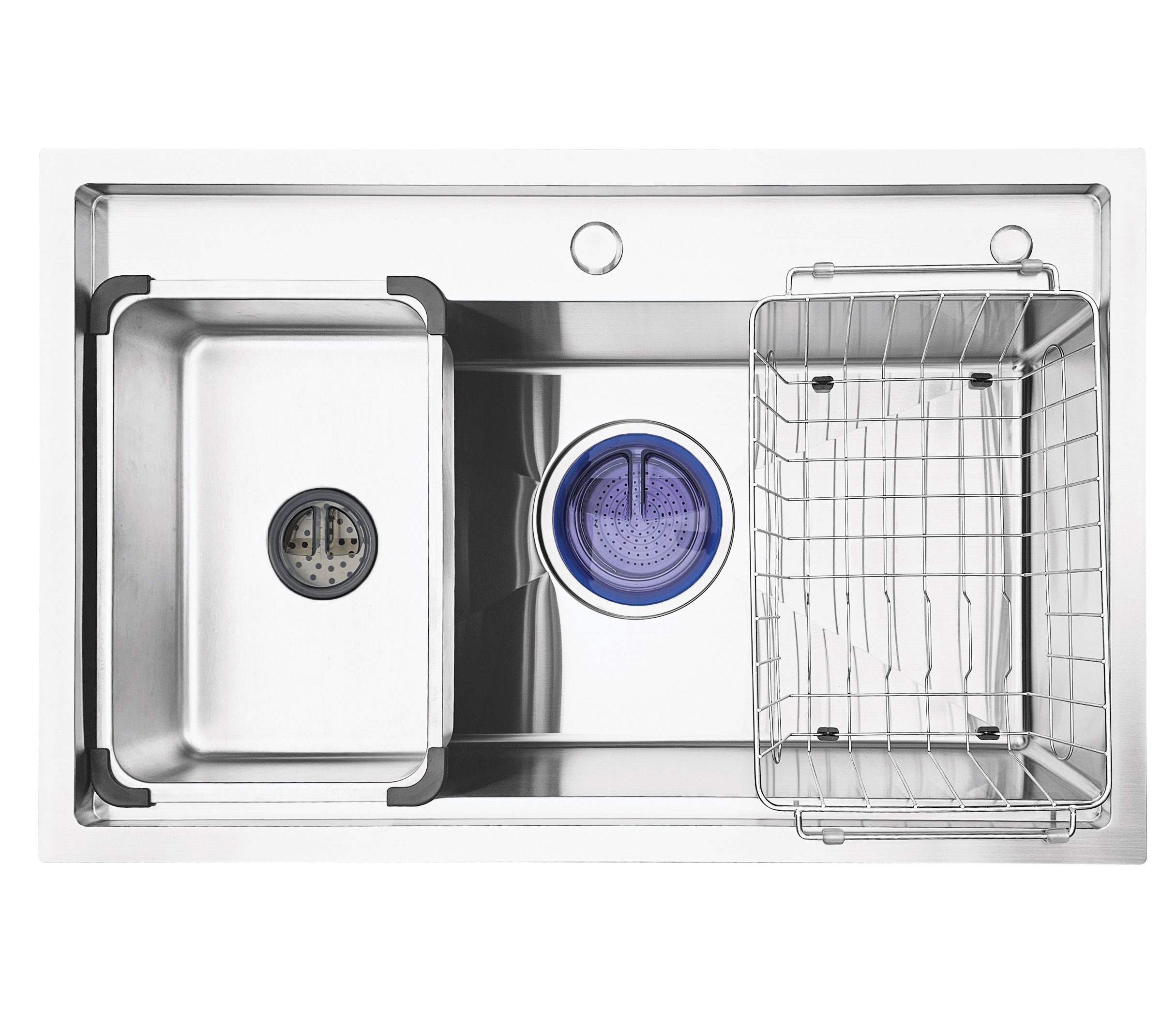 CHẬU RỬA BÁT INOX 1 HỐ CARINA NSM7848GC