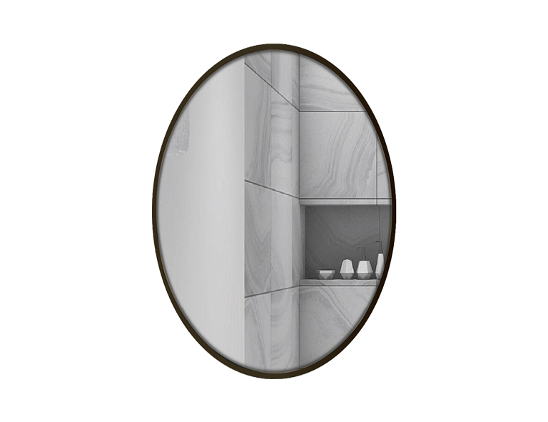 MẶT GƯƠNG ELIP KHUNG HỢP KIM NHÔM - RFEL68BK - MÀU ĐEN