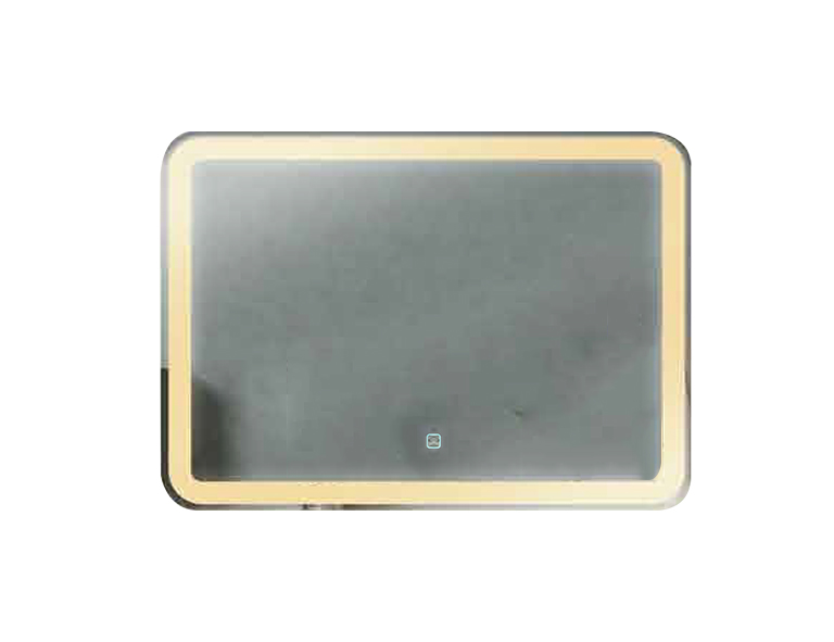 GƯƠNG LED CHỮ NHẬT NGANG PHUN CÁT, ÁNH SÁNG VÀNG TRÀN VIỀN RQ68D3 RINO