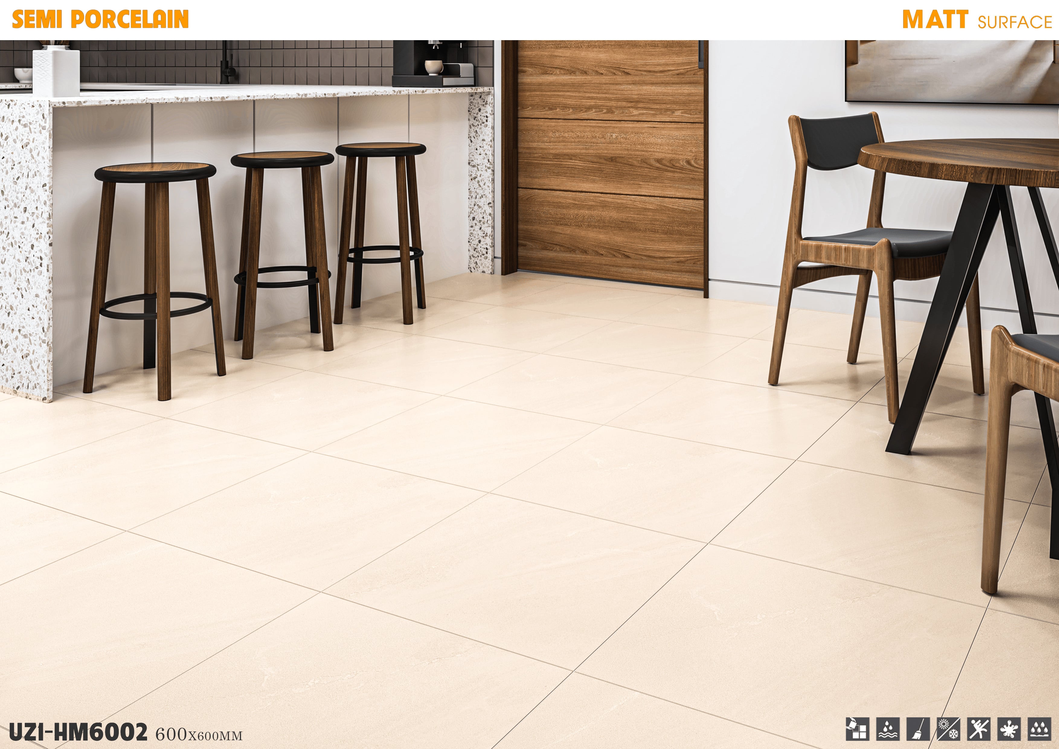 Gạch lát nền Viglacera 600x600  UZ1-HM6002