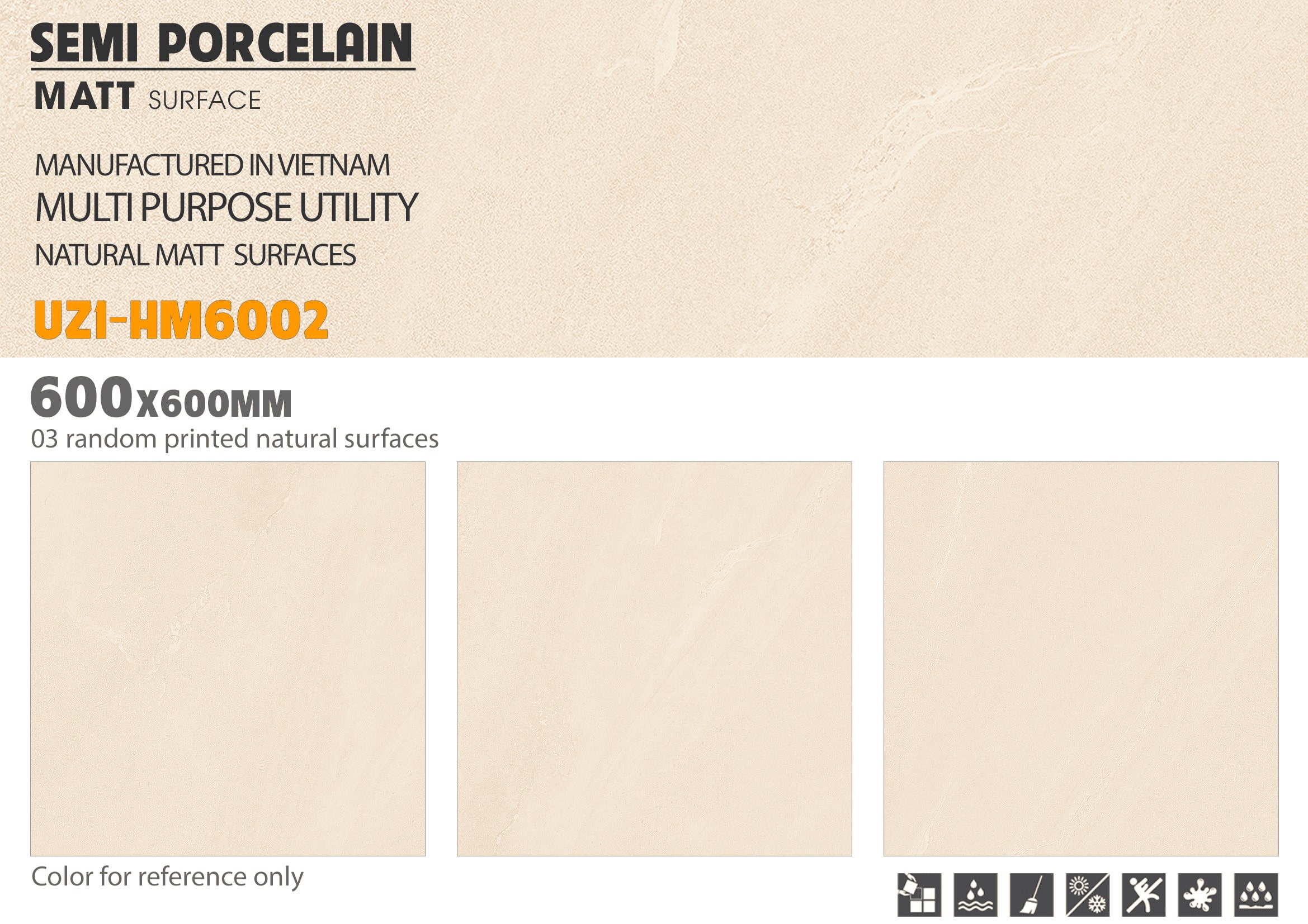 Gạch lát nền Viglacera 600x600  UZ1-HM6002