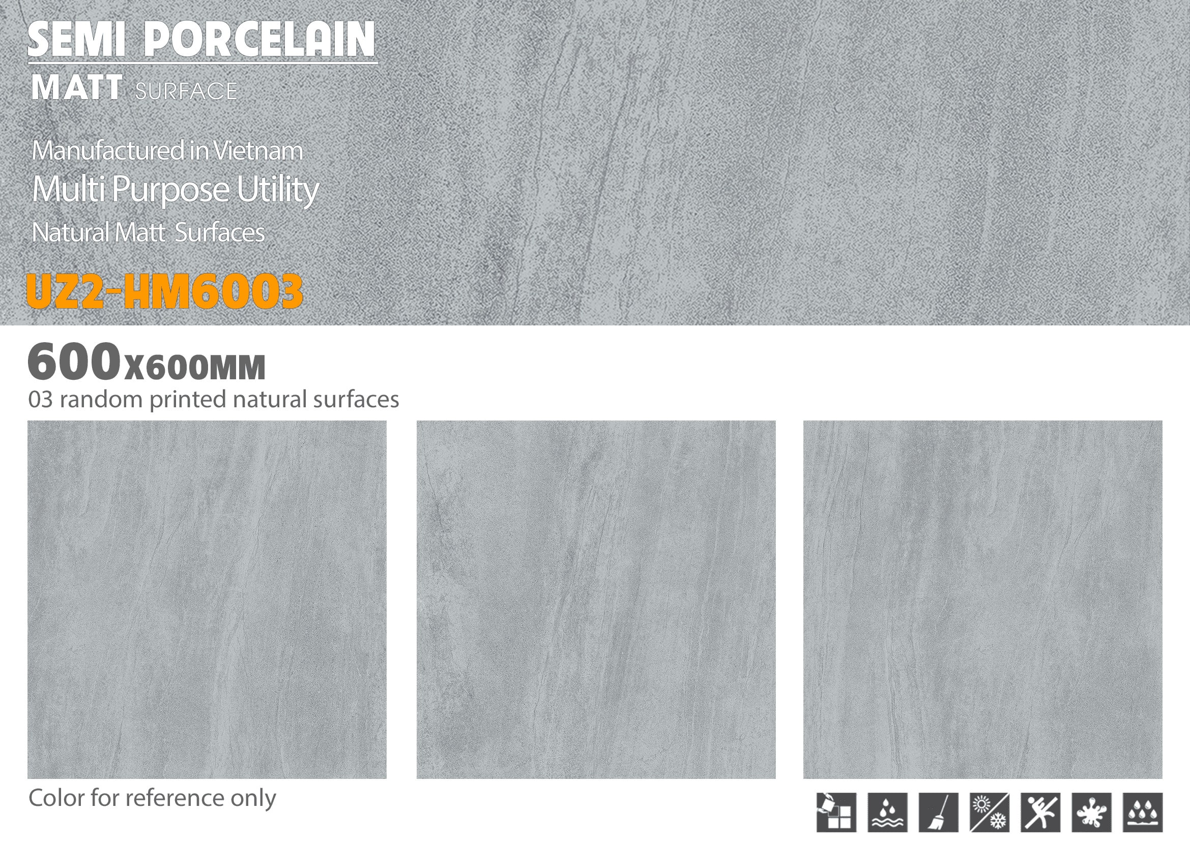 Gạch lát nền Viglacera 600x600  UZ2-HM6003